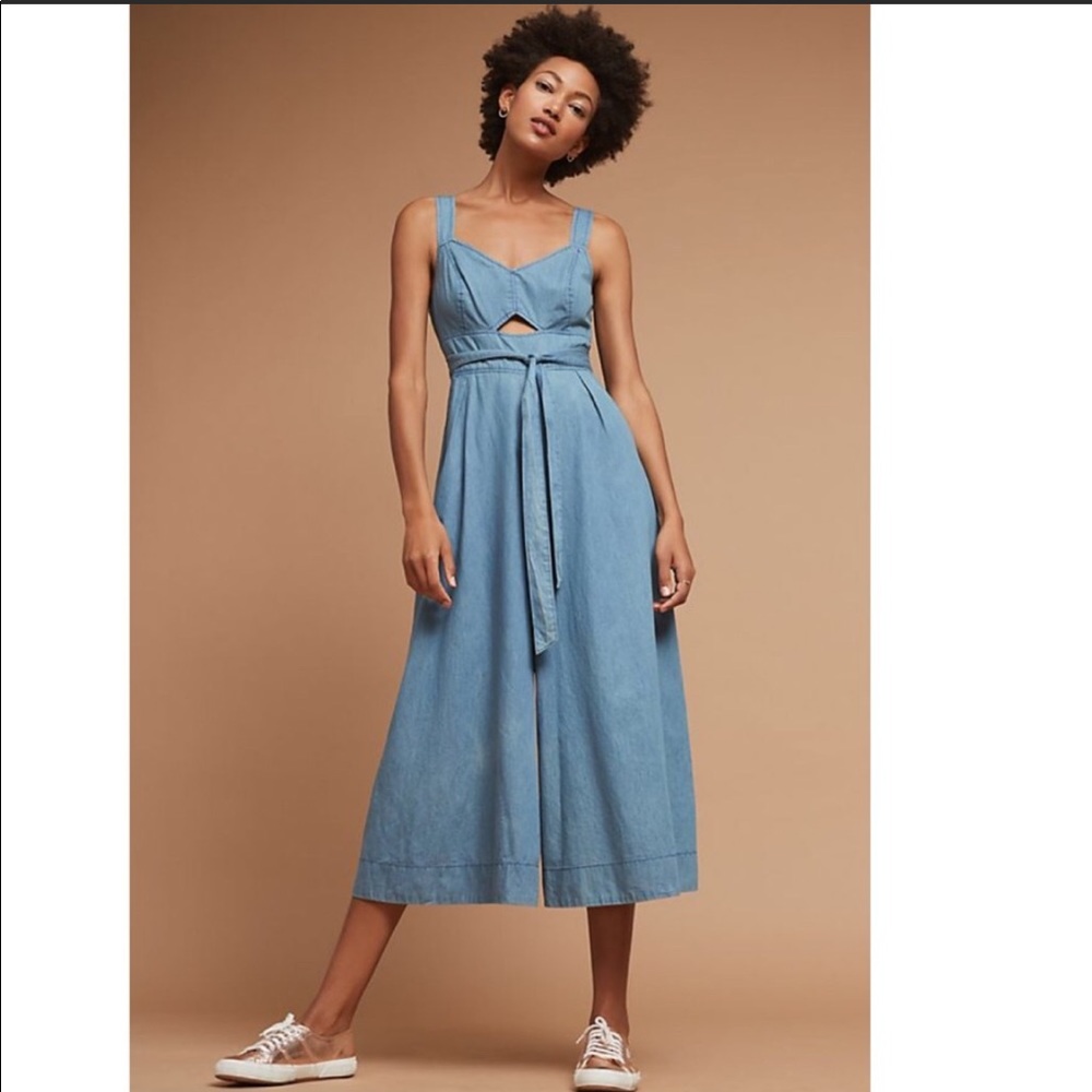 Anthropologie- Holding Horses Wide Leg jumpsuit